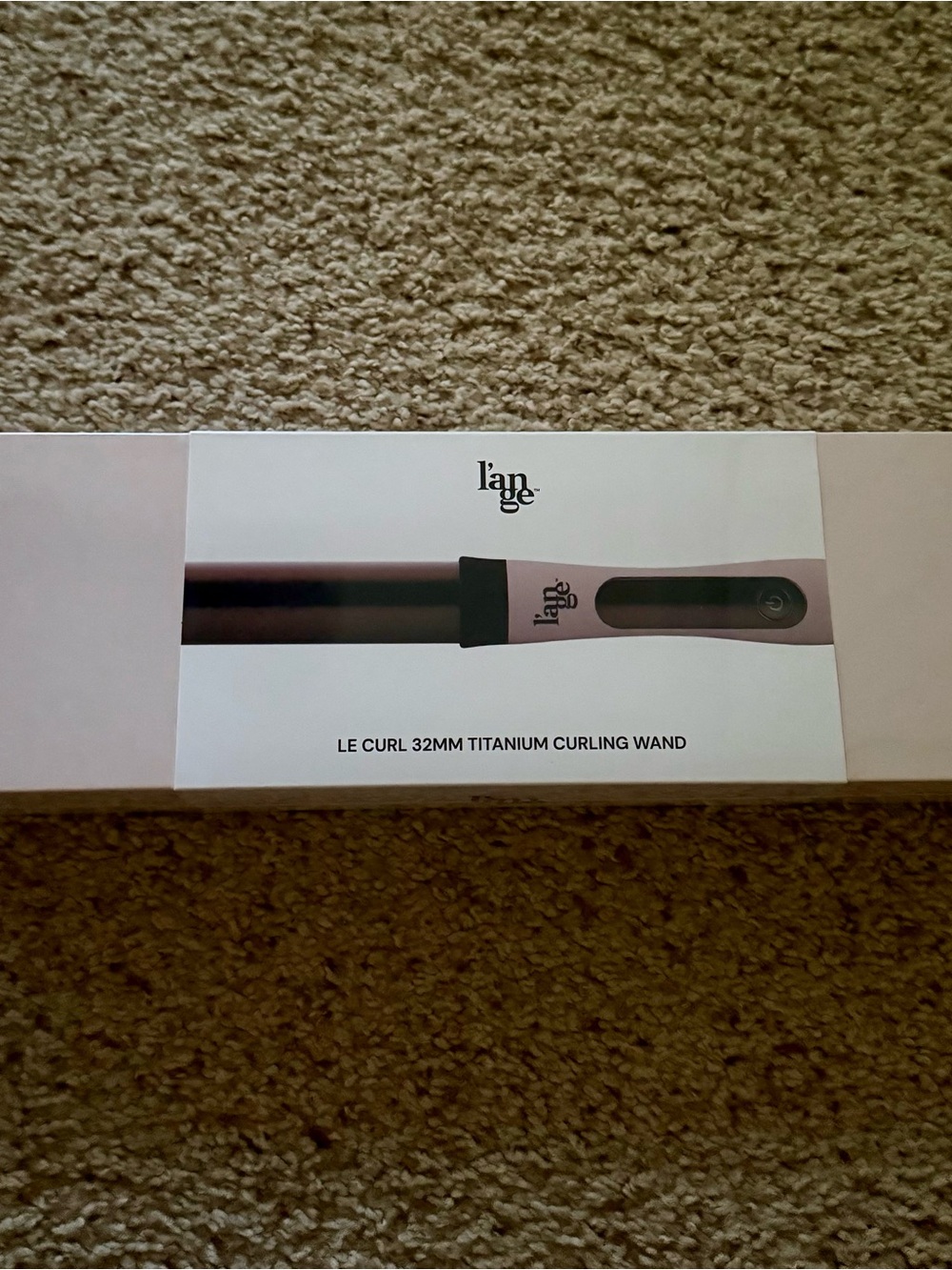 L’ange Le Curl 32mm Titanium Curling Wand - Pink and Black